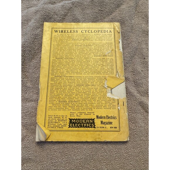 How To Make Wireless Instruments C.A. Le Quesne Jr. Fourth Edition Antique 1913 - Picture 6 of 14